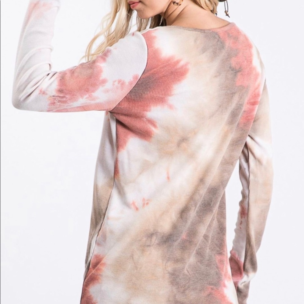 Tie Dye Button Top - Picture 2 of 2